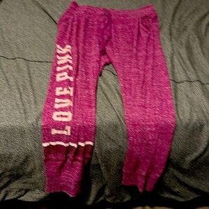 VS Pink capri joggers